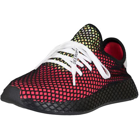 adidas deerupt schwarz rot|Adidas deerupt mesh.